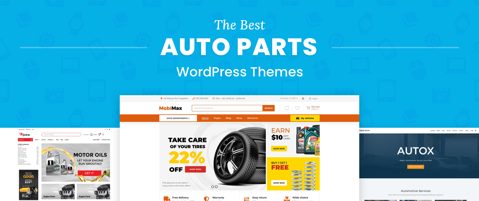 Auto Parts WordPress Themes