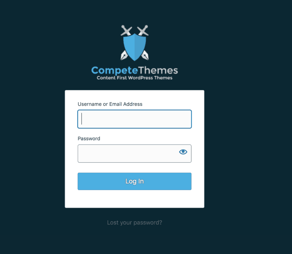 Compete Themes Login