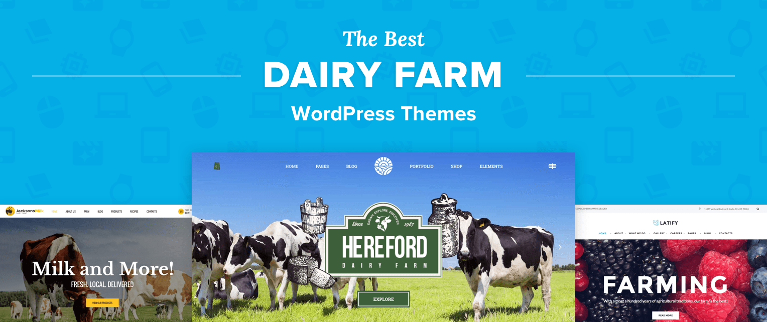 Dairy Farm WordPress Themes