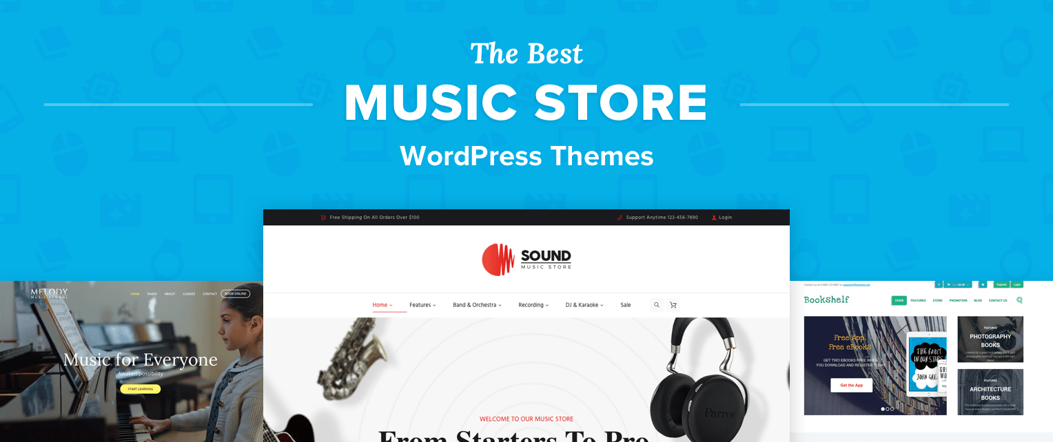 Music Store WordPress Themes