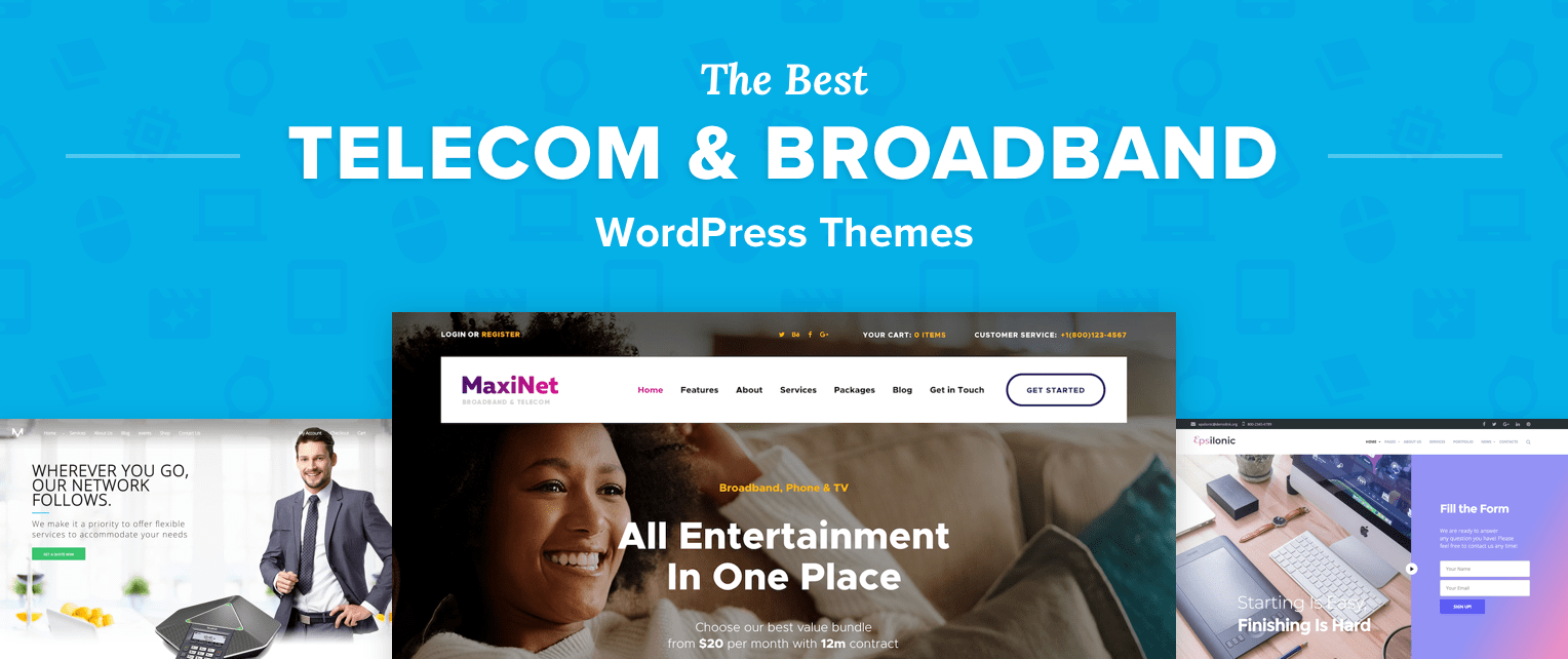 Telecom WordPress Themes