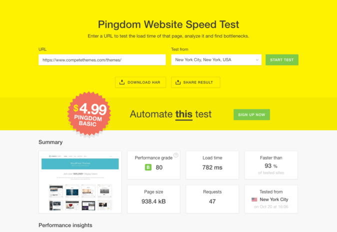 tools.pingdom.com screenshot - themes page