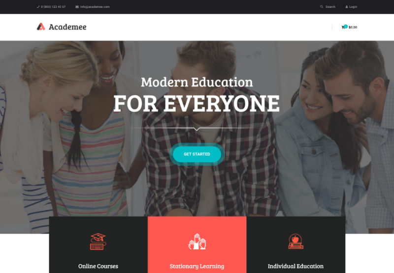 Academee WP theme