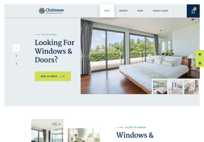 Chrimson WordPress theme