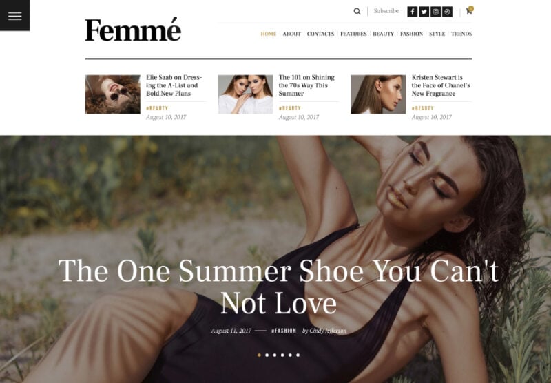 Femme theme