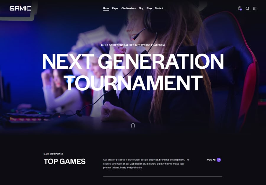 Gamic eSports theme