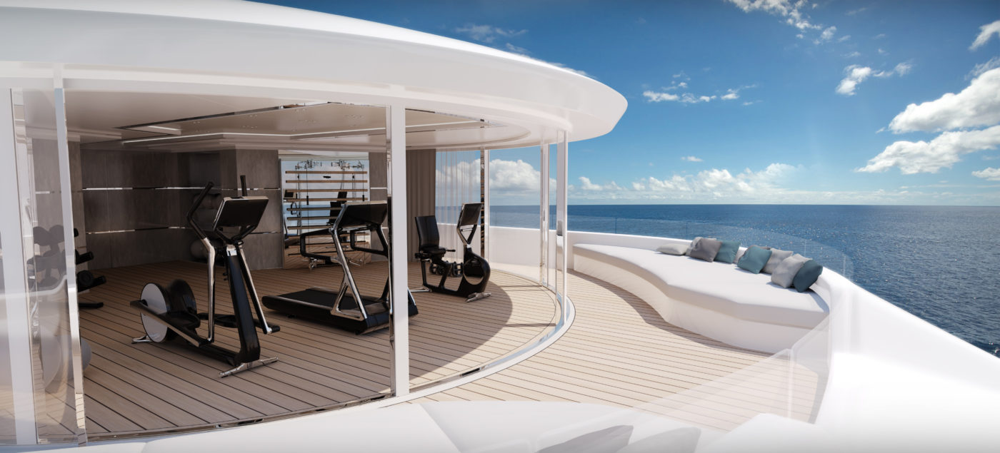 superyacht gym design