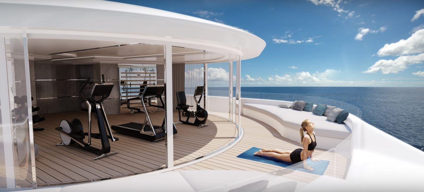 superyacht gym design