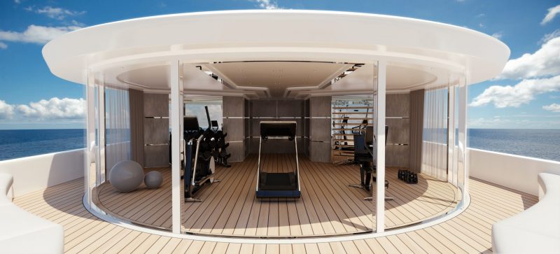 superyacht gym design