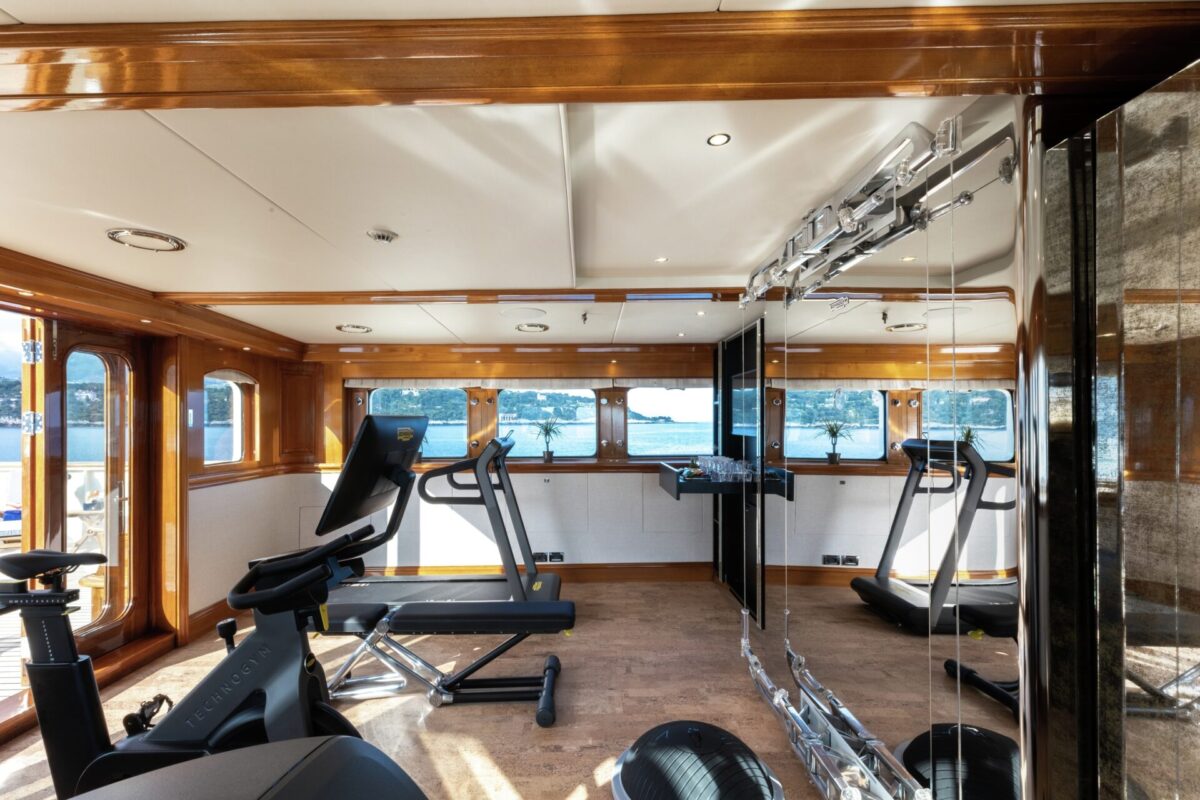 superyacht gym design