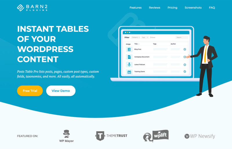 Posts Table Pro WordPress Table Plugin