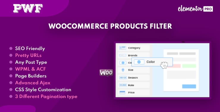 PWF WooCommerce Products Filter plugin