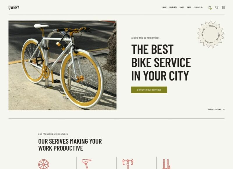 Qwery bike shop template