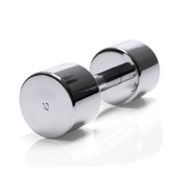 Technogym Chrome Dumbbells