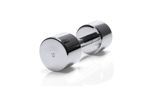 Technogym Chrome Dumbbells