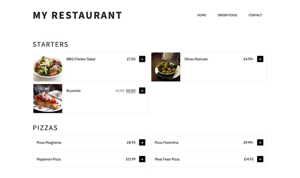 WooCommerce Restaurant Ordering System