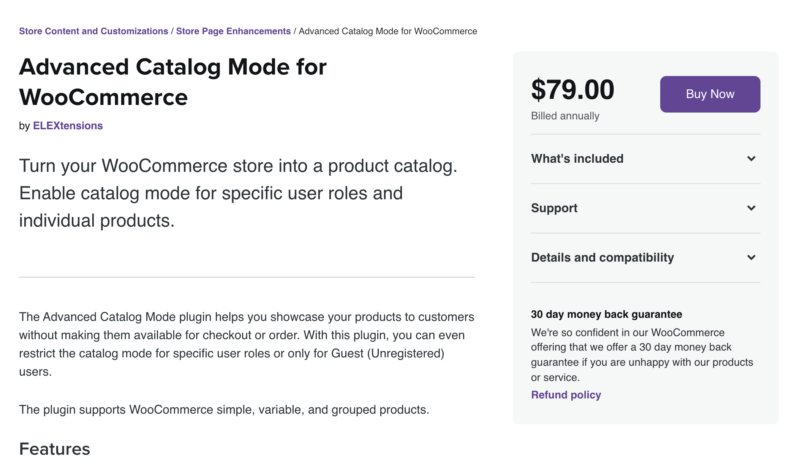 Advanced Catalog Mode for WooCommerce plugin