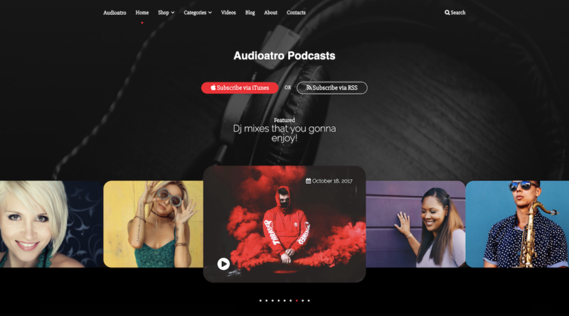 Audioatra live audio theme