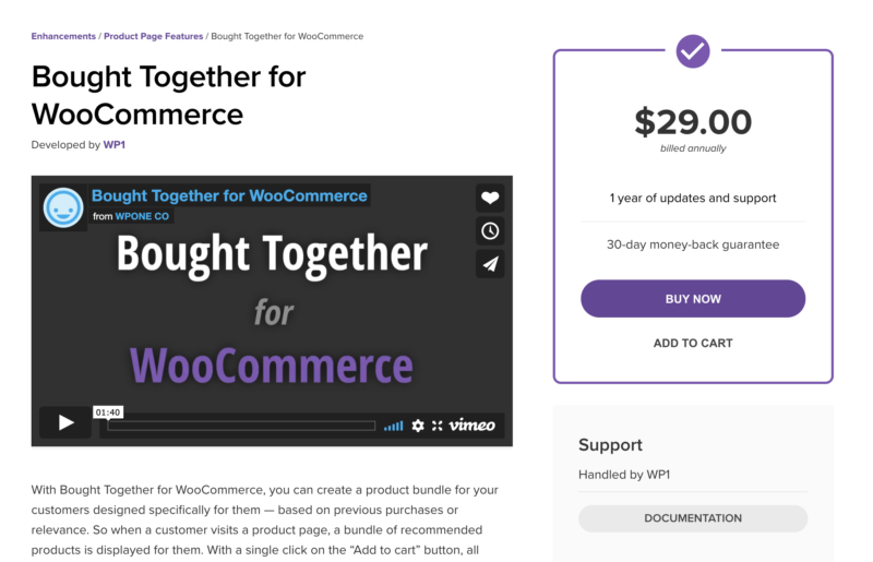 Bought Together for WooCommerce