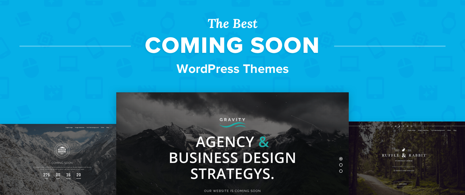 Coming Soon WordPress Themes