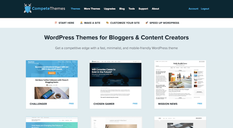 Compete Themes Homepage
