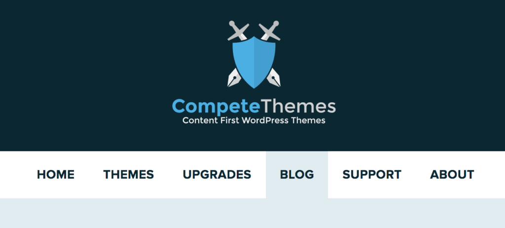 Compete Themes Menu Screenshot