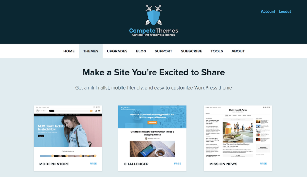 Compete Themes Templates