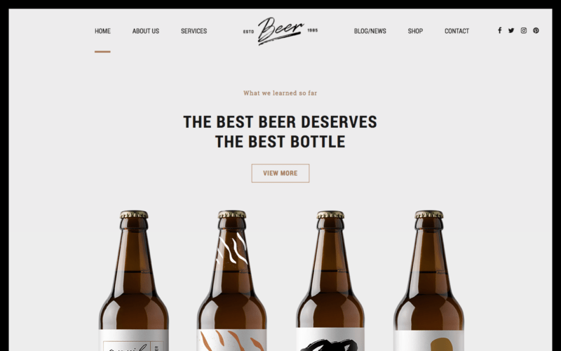 Craft Beer theme