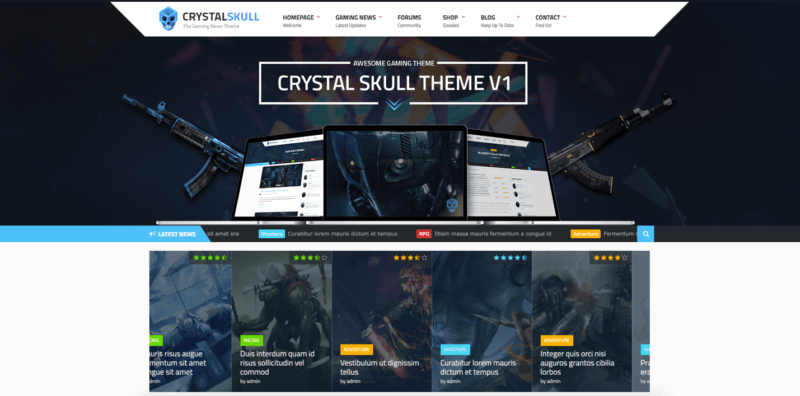 Crystal Skull theme