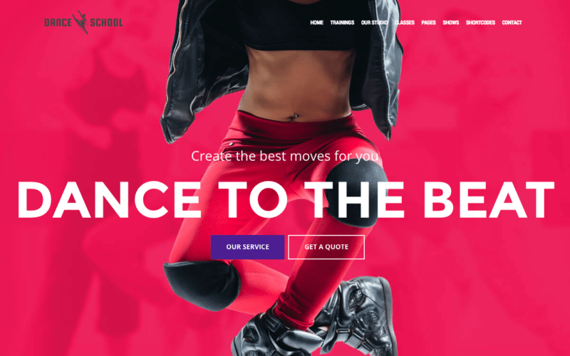 Dance School WP theme