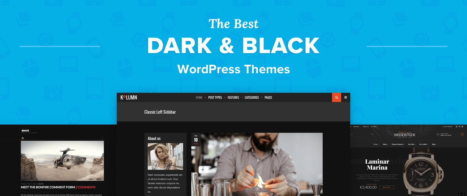 Dark WordPress Themes