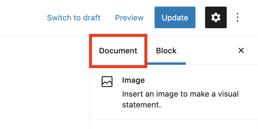 Document Tab