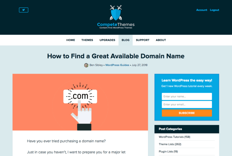 Domain Name Post