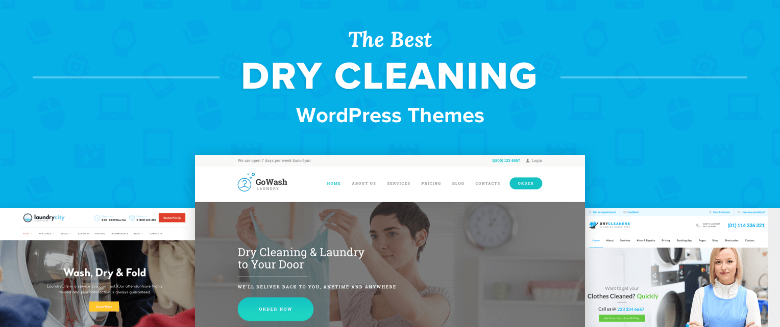 Dry Cleaning Wordpress Themes