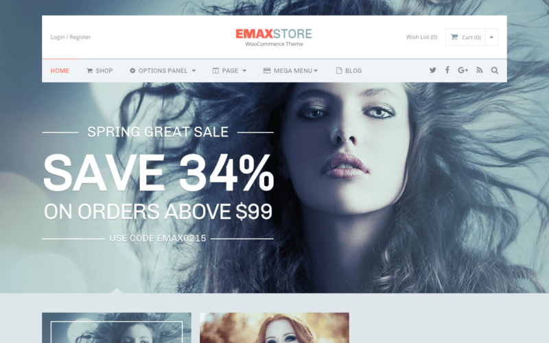 eMaxStore eCommerce theme