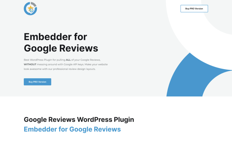 Embedder for Google Reviews