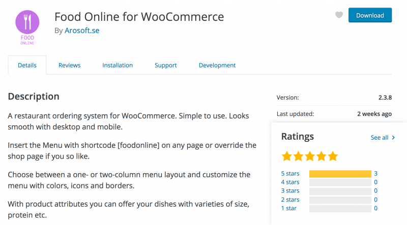 Food Online For WooCommerce