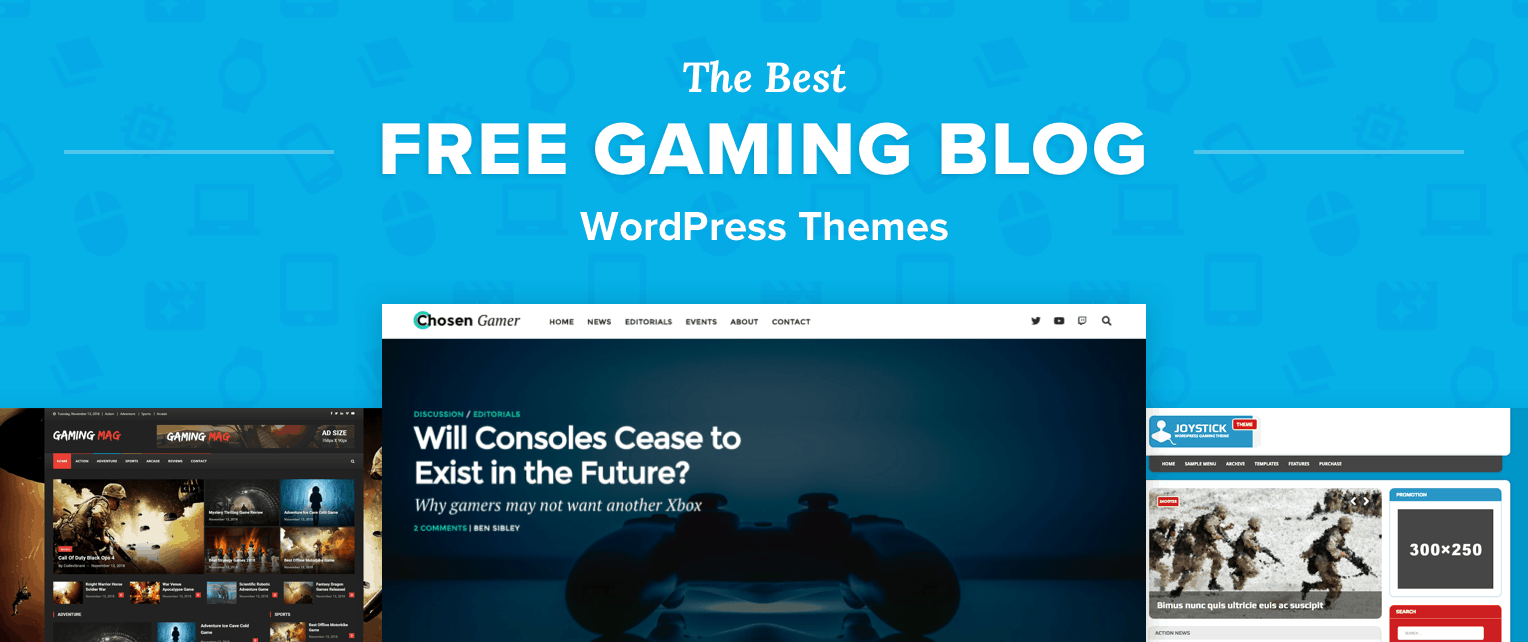 Free Gaming Blog Wordpress Themes