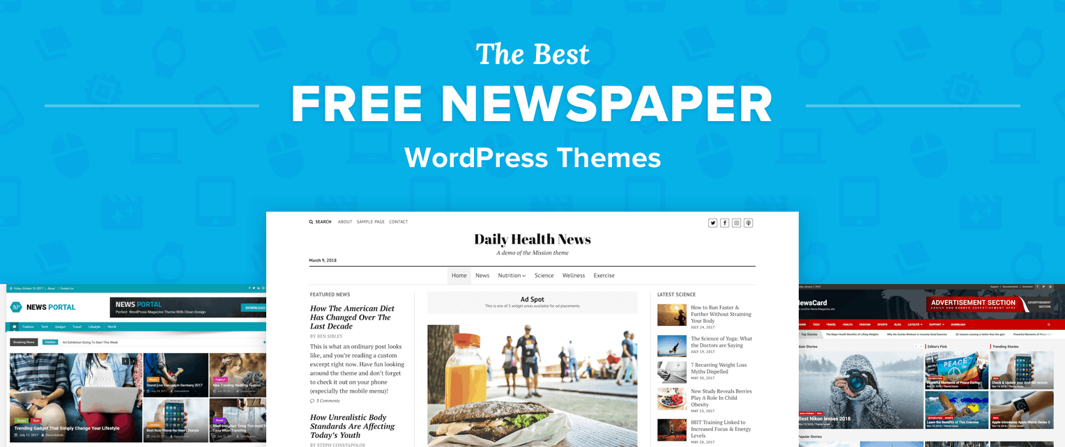 Free Newspaper WordPress Themes