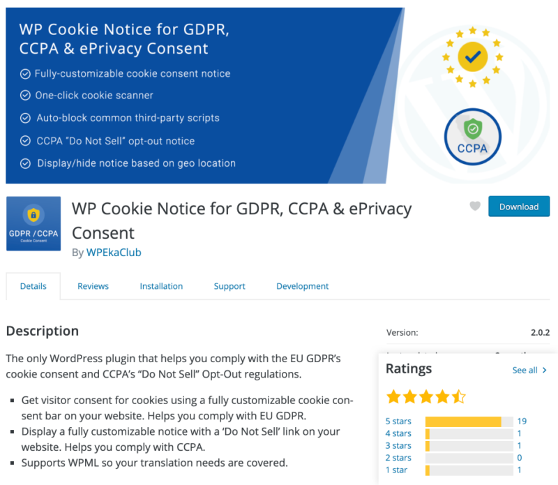 GDPR Cookie Consent