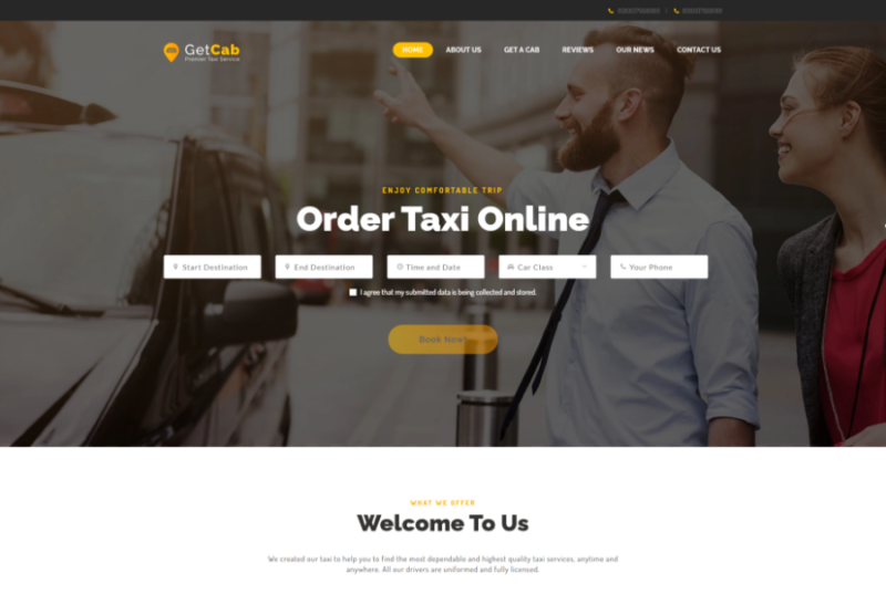 GetCab theme