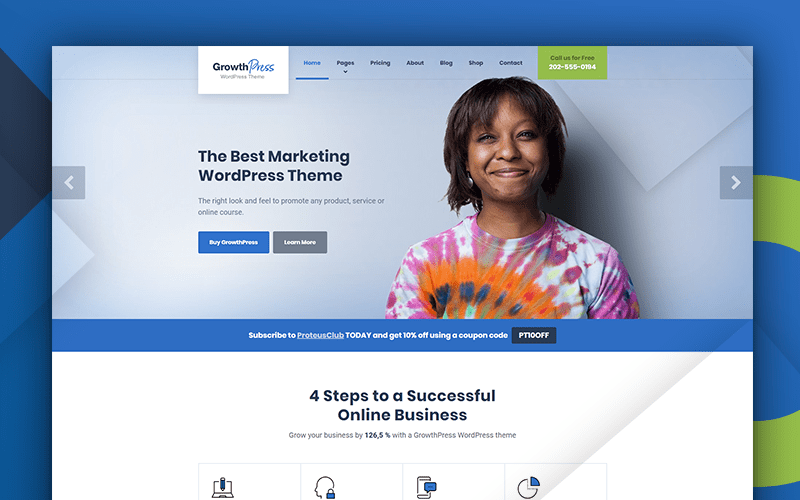 Growthpress theme