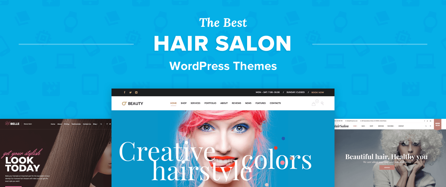 Hair Salon WordPress Themes