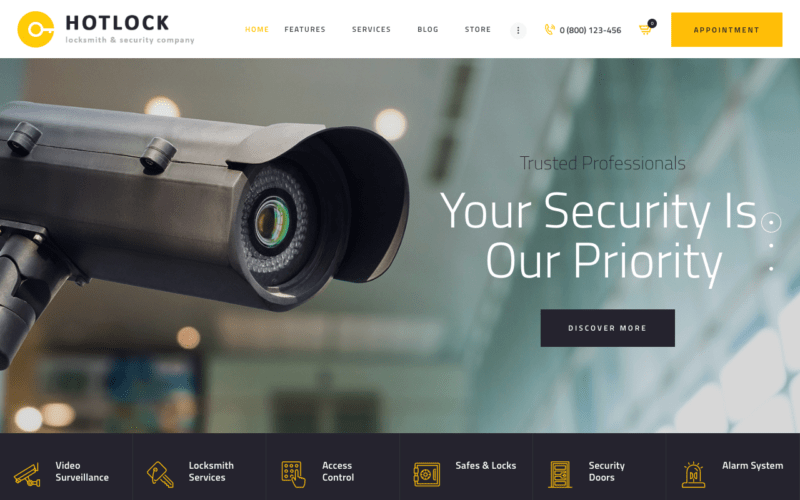 HotLock security theme