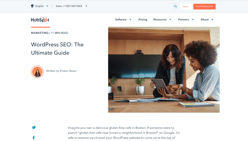 Hubspot Search Engine Article