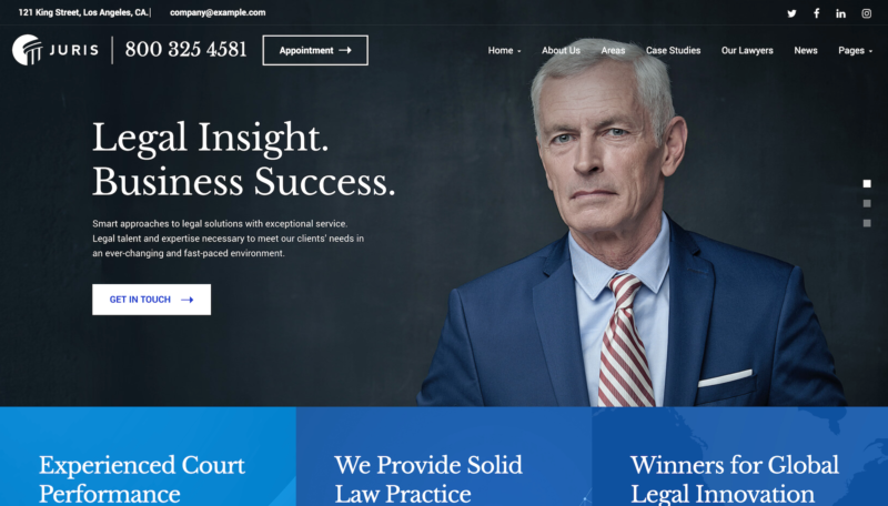 Juris law firm theme