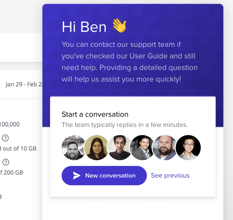 Kinsta Live Chat