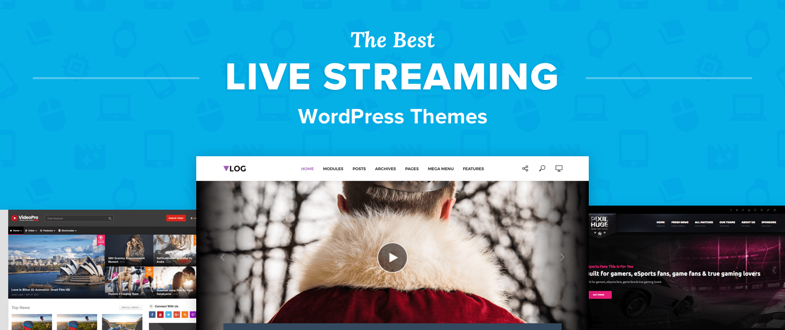 Live Streaming Wordpress Themes