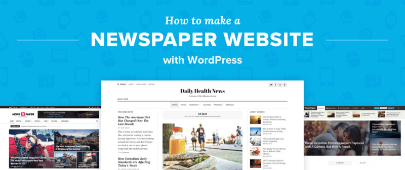 Make Newspaper Website