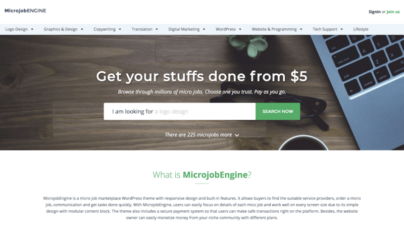 Microjob Engine